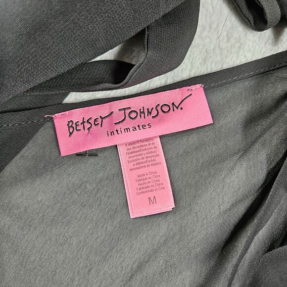 Betsey Johnson Intimates Babydoll Women M Chemise Lingerie Bows Sheer Whimsigoth - Picture 4 of 12